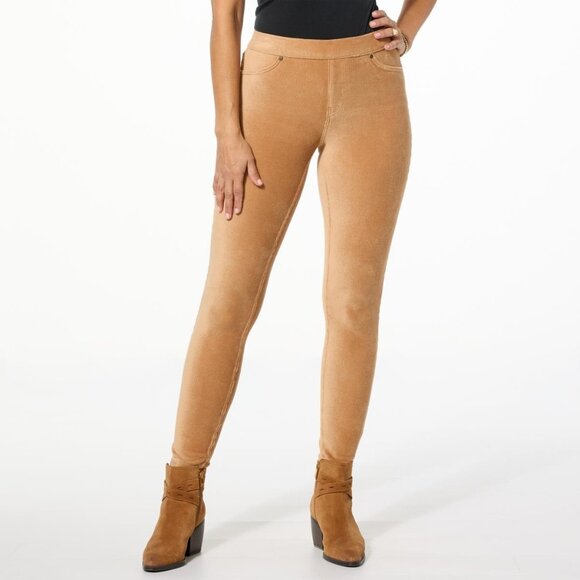 NEW - HUE Corduroy Velvety Stretch Leggings - Women's XL - Picture 1 of 5